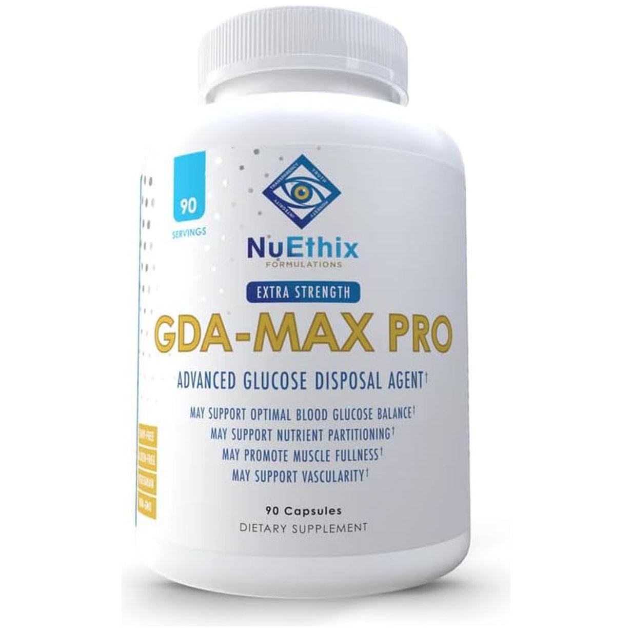 Nuethix Formulations GDA-MAX PRO, Double Berbine HCL Supplement, 90 Count
