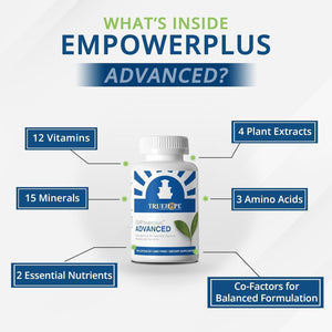 Truehope Empowerplus Advanced Multivitamin to Support Cognitive Functions 120 Capsules