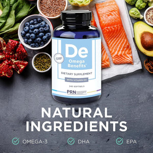 PRN DE Omega Benefits - Support for Eye Dryness - 2240Mg EPA & DHA in the Triglyceride Form | 2 Month Supply