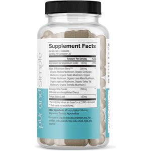 PUR Wellness Elevate Nootropic Brain Supplement for Focus, Clarity, Memory and Mood