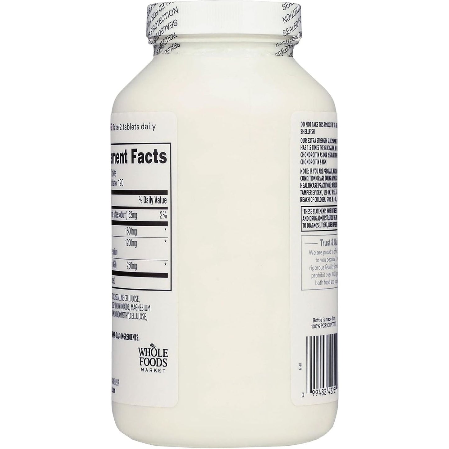 365 by Whole Foods Market, Glucosamine Chondroitin X Strength MSM, 240 Tablets