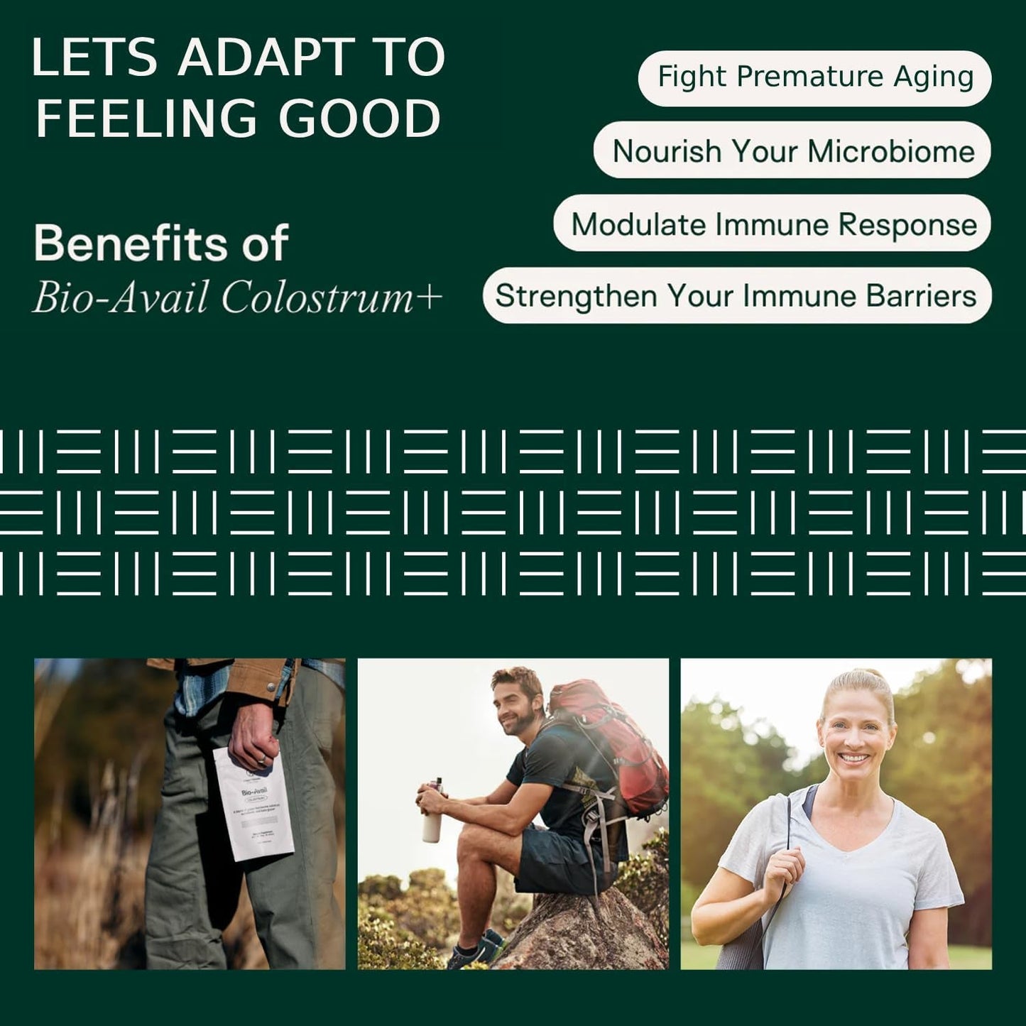 Adapt Naturals Colostrum Supplement with Lactoferrin & Beta Glucan for Gut Health, Immune Support & Vitality 2500Mg- 30 Days Supply