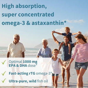 Igennus Advanced Triglyceride Omega 3 Wild Fish Oil Rtg EPA DHA 1000Mg (180 Softgels)