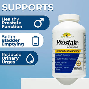 Real Health Prostate Complete for Men - Prostate Health, Prostate Relief 30 Count