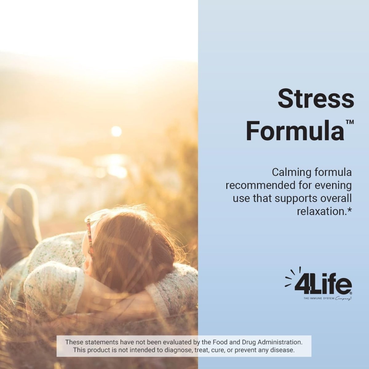 4Life Stress Formula - Supports Nervous System & Sleep 60 Capsules - Suppviv
