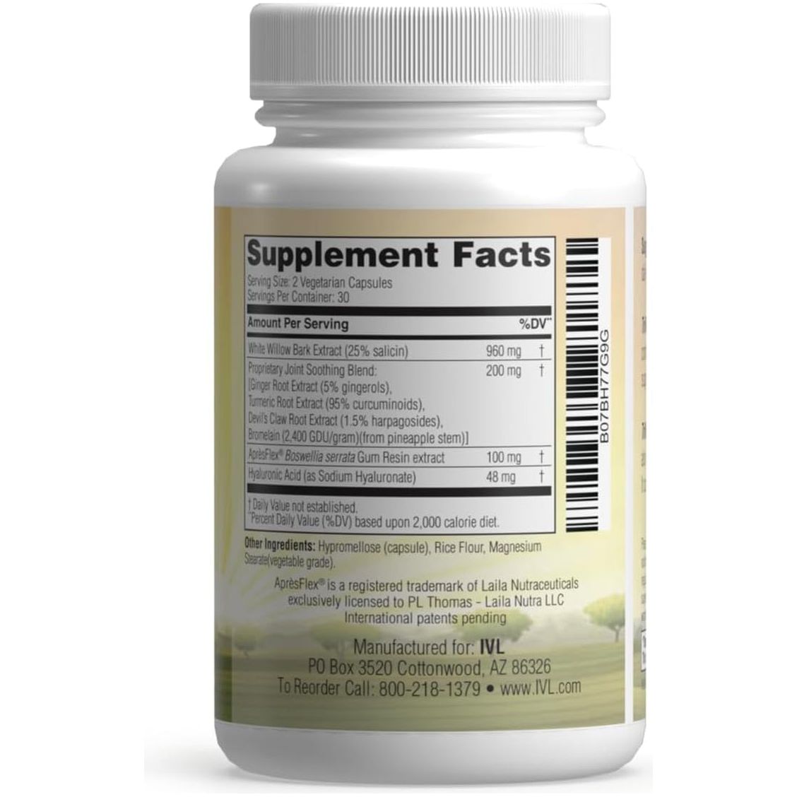 IVL Trimotion Joint Health Formula - Premium Relief for Joint Discomfort & Stiffness, Promotes Optimal Mobility & Flexibility (60 Capsules)