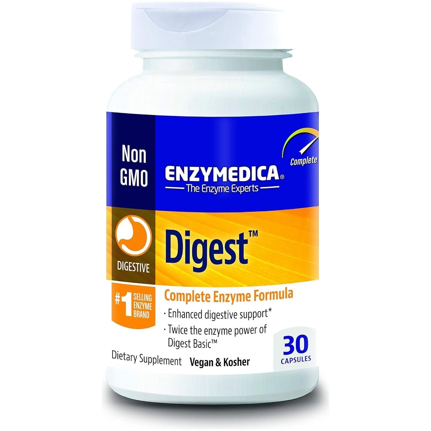 Enzymedica - Digest, Complete Digestive Enzyme Formula, 30 Capsules
