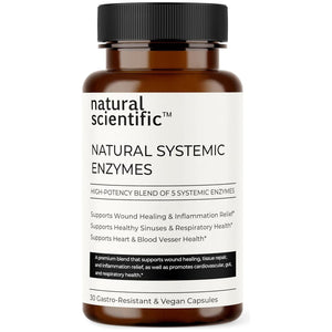Natural Systemic Enzymes - Proteolytic Enzymes for Inflammation - 30 Capsules