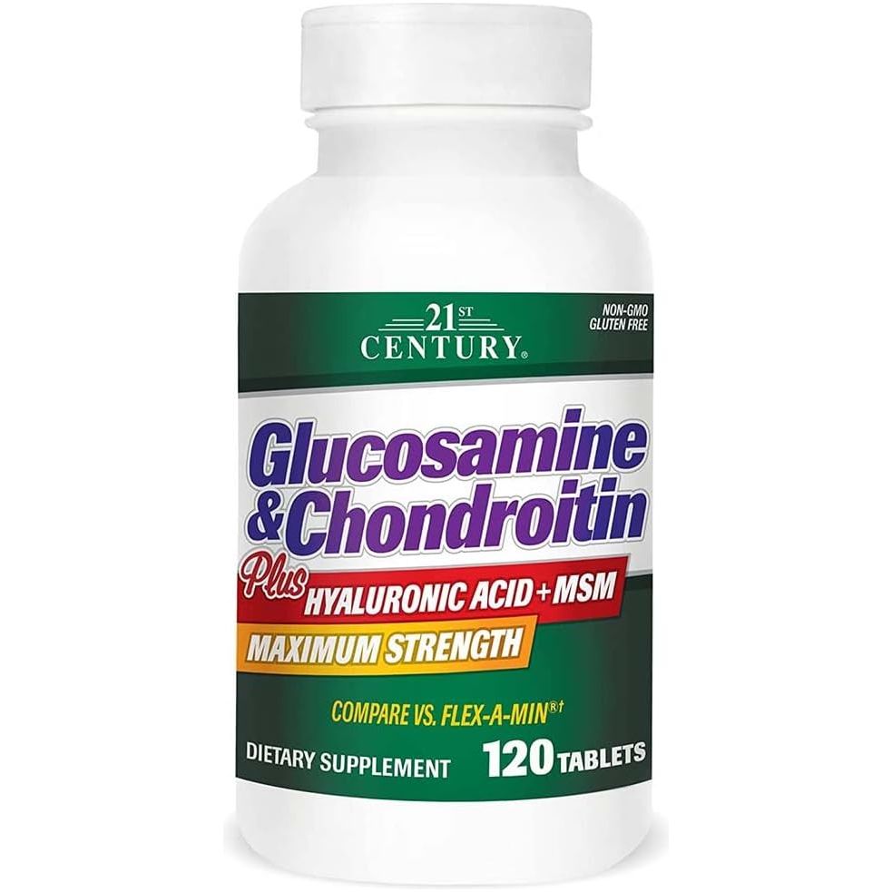 21St Century Glucosamine and Chondroitin plus Tablets, 120 Count