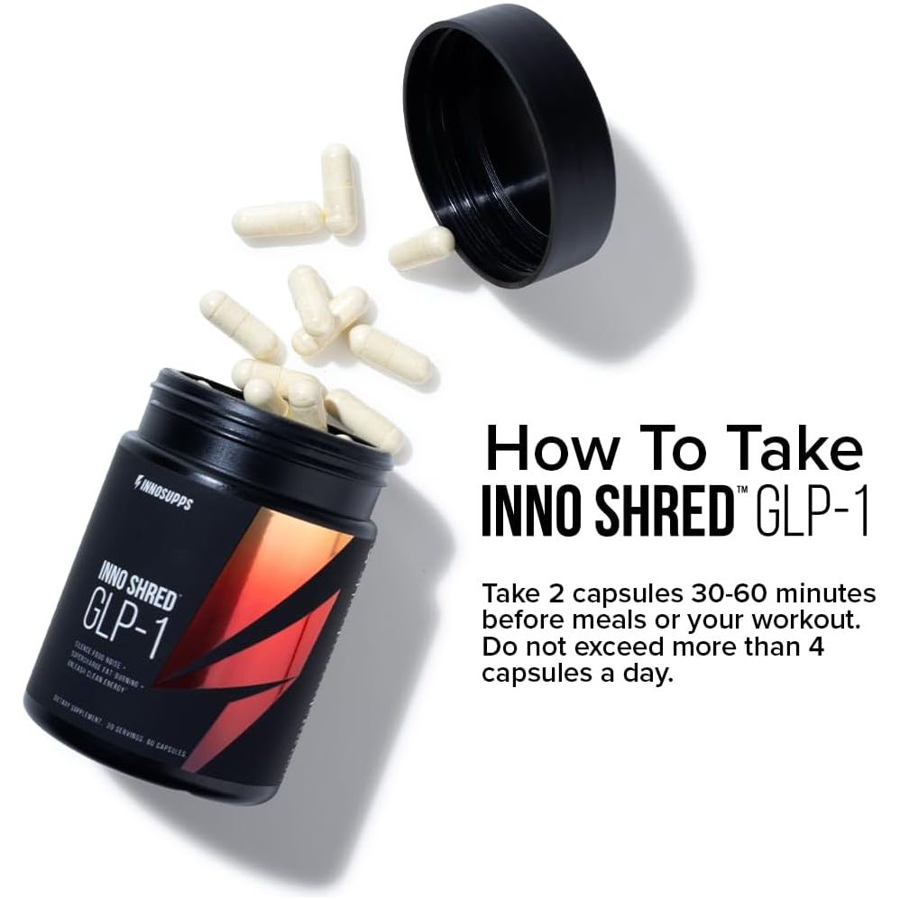 Innosupps Inno Shred™ GLP-1 | Thermogenic Fat-Burner | Appetite + Metabolism Support 30 Servings