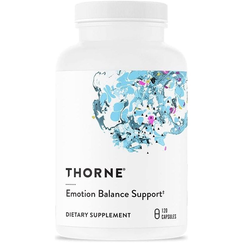 THORNE Emotion Balance Support- Botanical Supplement for Positivity and Stress Management - 120 Capsules