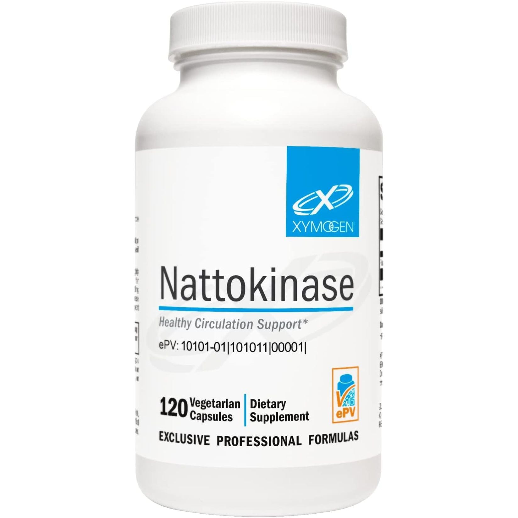 XYMOGEN Nattokinase - Nattokinase 2000 FU for Heart Health, Blood Circulation Support (120 Capsules)
