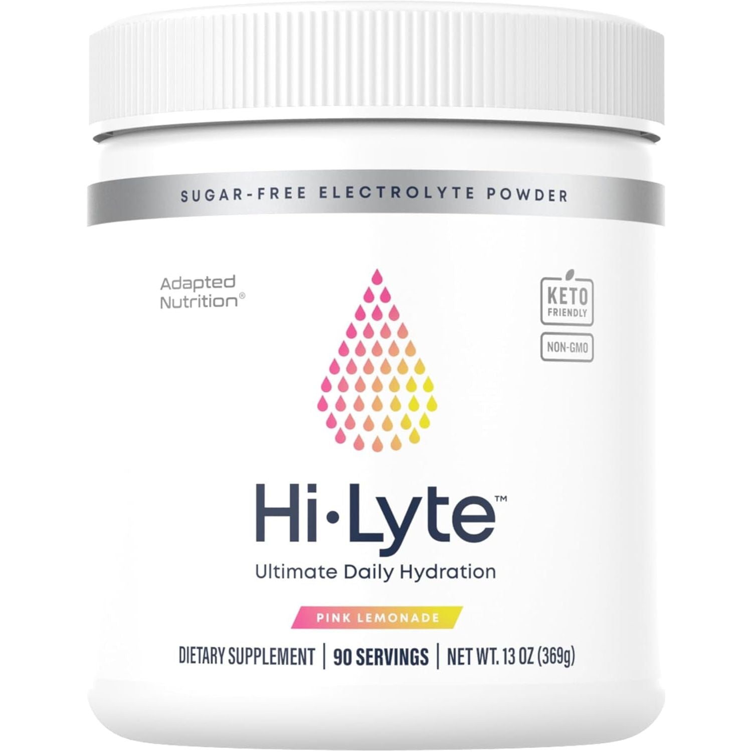 Hi-Lyte Electrolytes Powder, Pink Lemonade Daily Hydration Supplement Drink Mix, 90 Servings