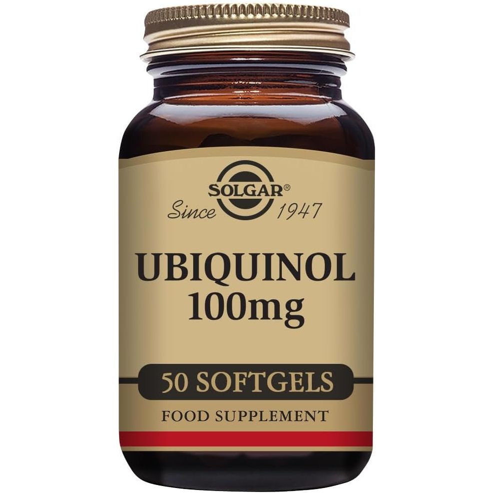 Solgar Ubiquinol 100 Mg - Advanced Antioxidant Support - 50 Softgels