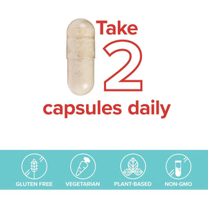 Vibrant Health, Gigartina Red Marine Algae, Plant-Based Immune Support, 60 Capsules