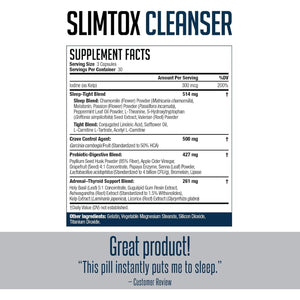 NDS Nutrition Maximum Fat Loss Support through Appetite Control, Restful Sleep, Digestive Health 90 Capsules