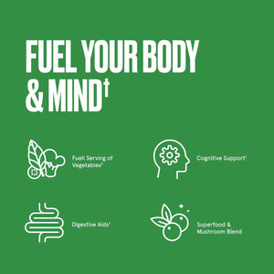 Bulletproof Greens, Daily Greens Powder with Superfoods and Nootropics 8.4 Ounces.