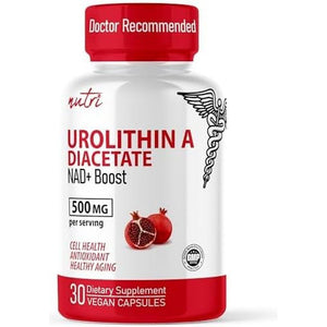 Nature'S Fusions Nutri Urolithin a Supplement 500Mg - Antioxidant, Cell Repair - 30 Capsules