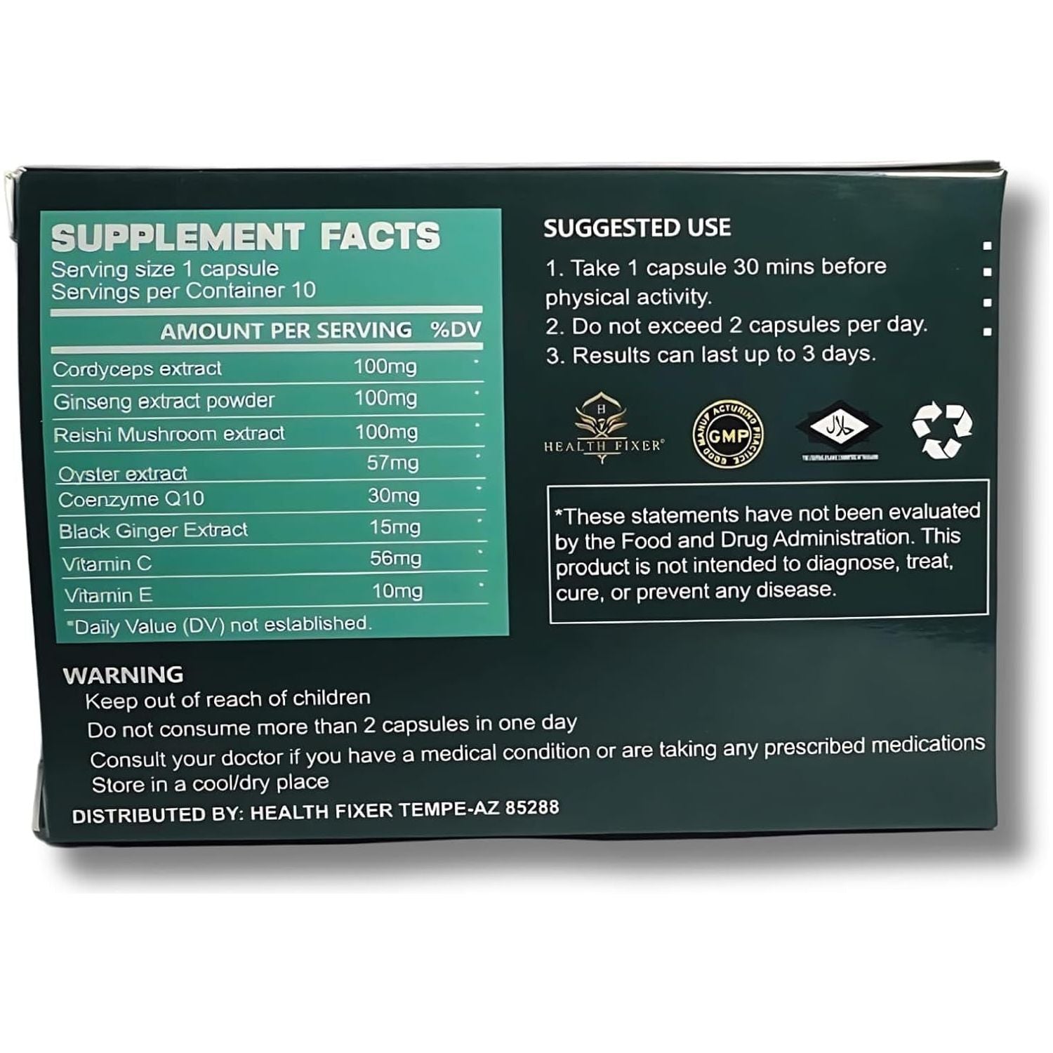 Ultra Pro Sports Nutrition for Improved Performance, Energy and Endurance,10Pk Capsules