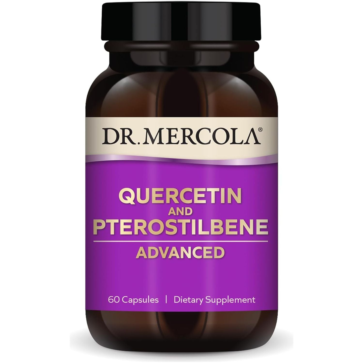 Dr. Mercola Quercetin and Pterostilbene Advanced - Supports Lung and Immune Health 30 Servings
