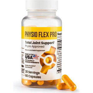 Total Joint Support Supplement for Men with Glucosamine, Chondroitin, Selenium & Bromelain | 60 Capsules