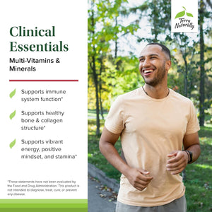 Terry Naturally Clinical Essentials - Supplement to Aid Bone, Cardiovascular & Immune Health 120 Tablets