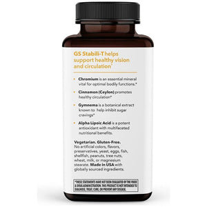 Lifeseasons - GS Stabili-T - Blood Sugar Support Supplement - Healthy Circulation & Vision - 90 Capsules