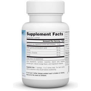 Source Naturals Serene Science GABA, 125 Mg, Orange Flavored* - 30 Tablets