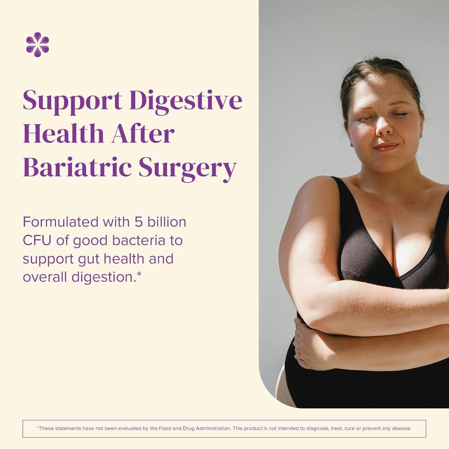 Barimelts Probiotic, 5 Billion CFU - Support Gut Health after Bariatric Surgery, Natural Cherry Flavor (For Women) 60 Tablets