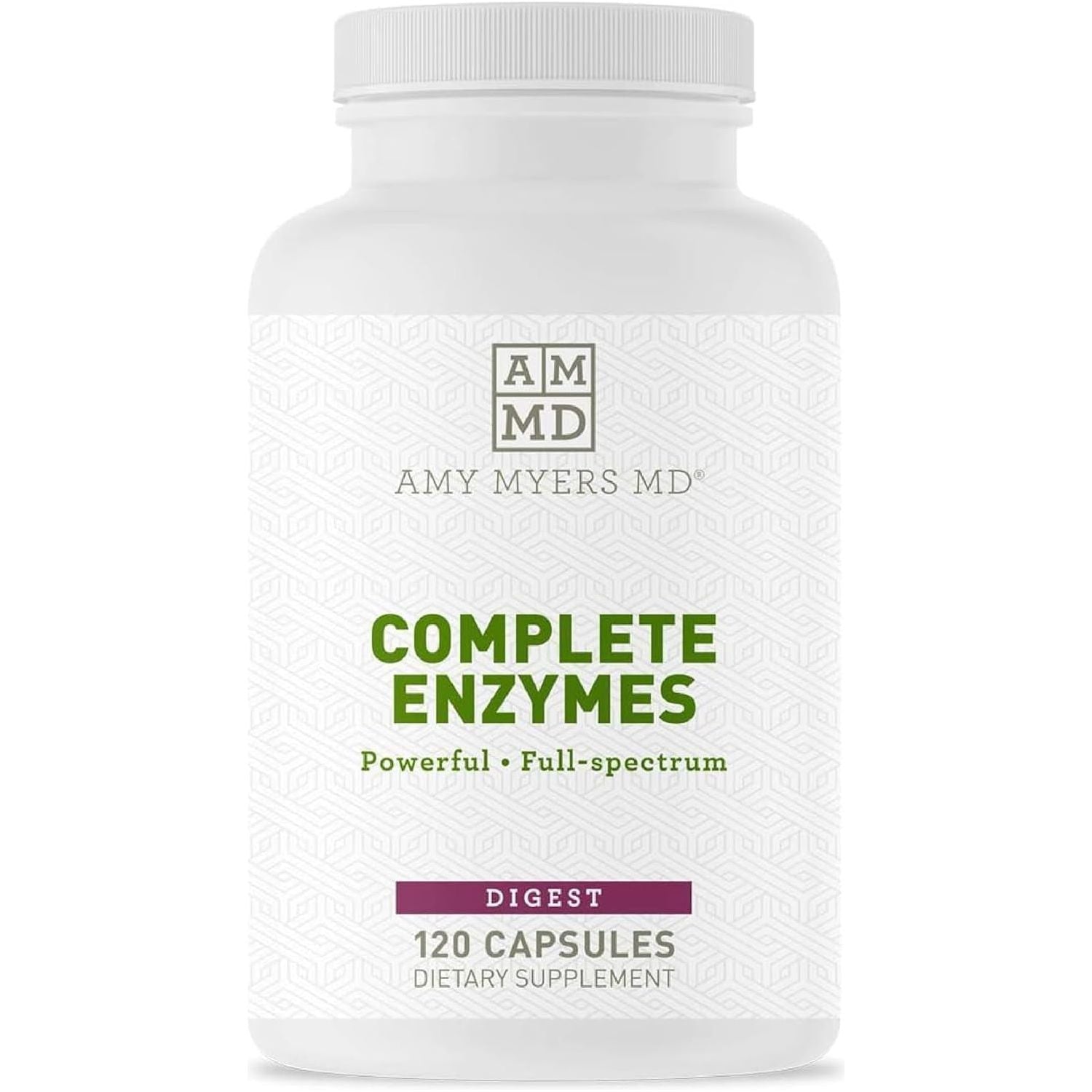 Amy Myers MD Digestive Enzymes for Digestion Aid - 19 Enzymes for Gut Health, Bloating & Stomach Issues 120 Caps