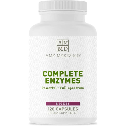 Amy Myers MD Digestive Enzymes for Digestion Aid - 19 Enzymes for Gut Health, Bloating & Stomach Issues 120 Caps