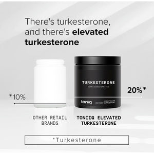 Turkesterone Supplement for Men - Ultra High Potency 50:1 Extract with 20% Turkesterone - 60 Capsules