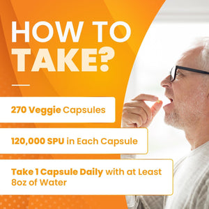 Doctor'S Best High Potency Serrapeptase, Supports Healthy Sinuses and a Healthy Immune System,120, 000 SPU, 270 Veggie Caps