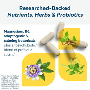 Researched Nutritionals Anxiaease - Stress, Cortisol Management & Mood Support Supplement (120 Capsules)