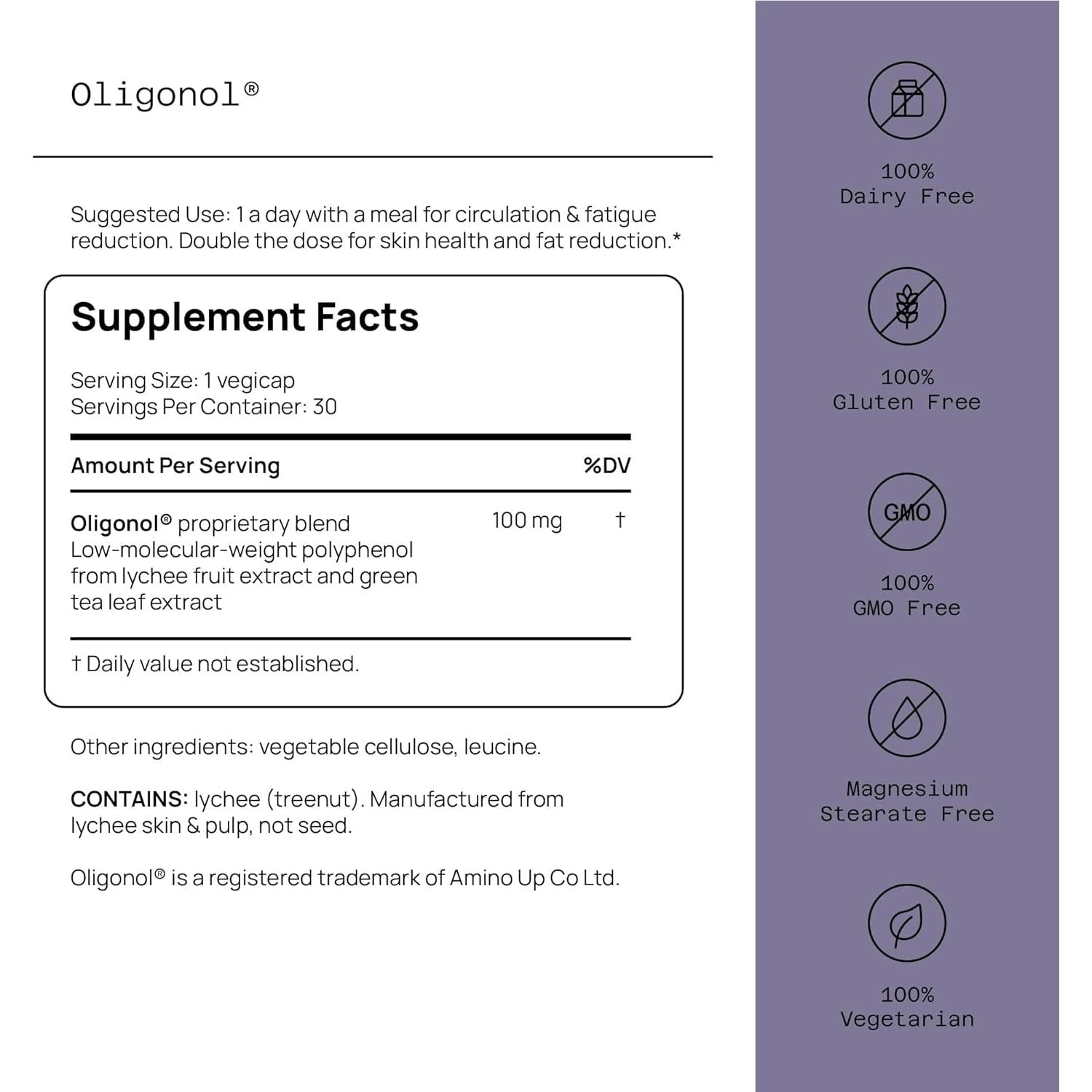 Quality of Life - Premium anti Aging Supplement- Promotes Cardiovascular Health, Circulation & Youth 30 Vegicaps