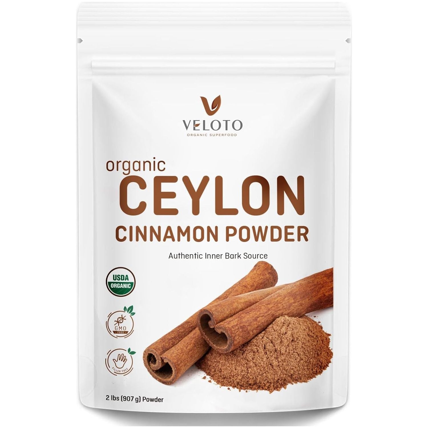 Ceylon Cinnamon Powder Organic Cinnamon Powder, 2Lb