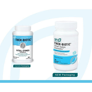 Klaire Labs Ther-Biotic Vital-Zymes Complete Digestive Enzymes - Helps Aid Digestion and Breakdown (120 Count)