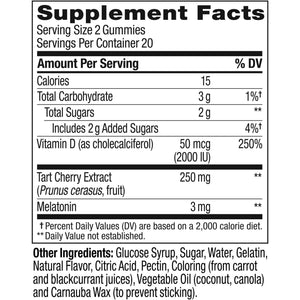OLLY Muscle Recovery Sleep Gummies - Berry Flavor - 40 Count