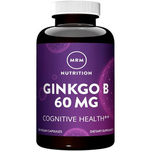 MRM Nutrition Ginkgo B 60Mg | Gluten-Free + Vegan | 120 Servings
