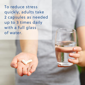 Quick Calm Mood Support Supplement with Ashwagandha, L-Theanine, and Passionflower for Rapid Stress Relief and Relaxation – 60 Capsules