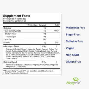 Moonbrew Magnesium Sleep Tea: Natural Melatonin-Free Sleep Aid - 30 Servings