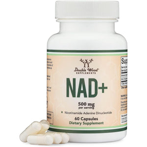NAD Supplement (500Mg of 95% Pure NAD+ per Serving, 30 Day Supply) by Double Wood