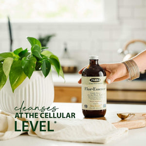 Flora Flor Essence Liquid Tea Blend - Gentle Detox Cleanse 32Oz