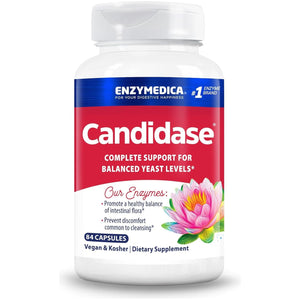 Enzymedica, Candidase, Digestive Enzymes for Gentle Cleansing Support, Gut Health & Digestion, 42 Count