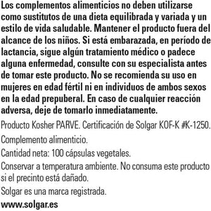 Solgar Saw Palmetto Berries - Men’S Health - Full Potency - 100 Servings