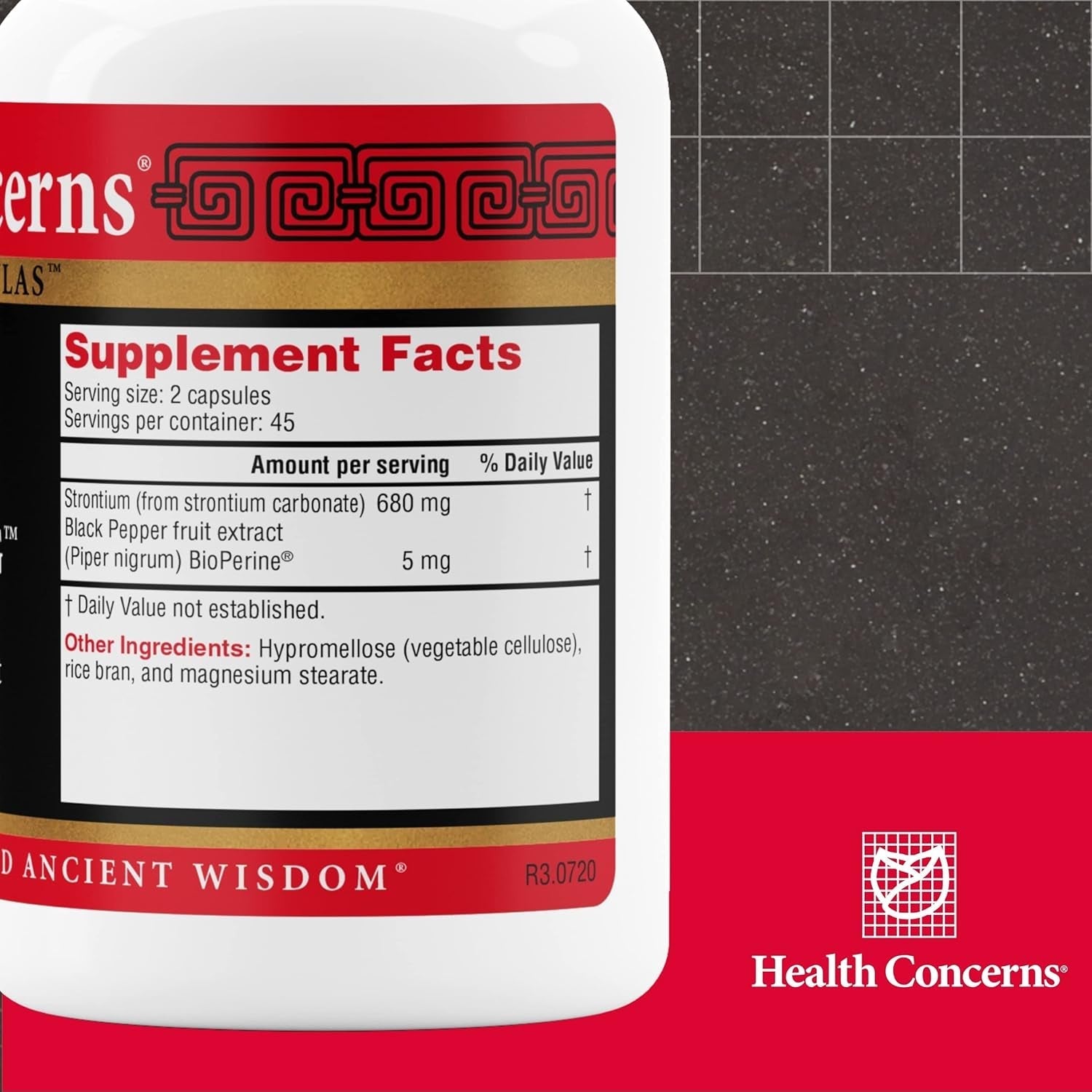 Health Concerns Biostrong - Bone Strength & Bone Health Supplement - 90 Capsules