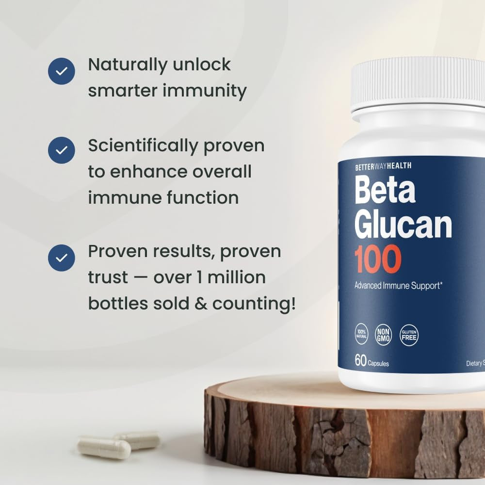 Better Way Health Advanced Immune Support Supplement - 100Mg 60 Caps