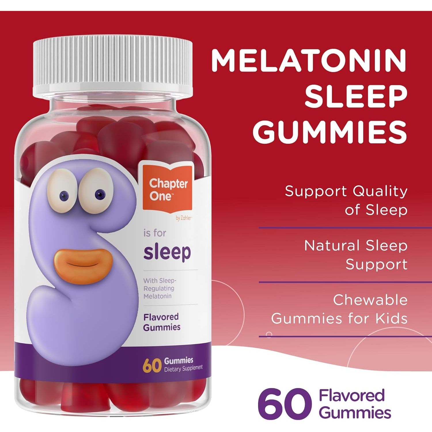 Zahler - Chapter One Sleep Melatonin Gummies for Kids & Adults