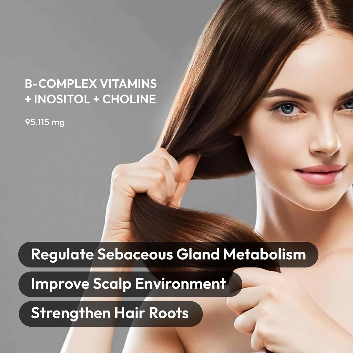 Bigvita Hair Growth Supplement, Lab Tested for Thicker, Fuller Hair, Faster Growth with Anagain 1 Month Supply