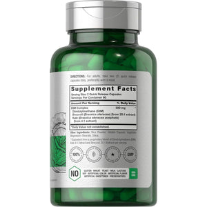 Horbäach DIM Supplement | 350Mg Complex |120 Capsules | Diindolylmethane | with Broccoli & Kale | Non-Gmo, Gluten Free